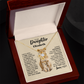 To My Daughter Pesonalized Name Necklace from MOM.