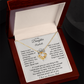 To My Daughter Personalized Name & Signature Necklace.