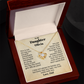 To My Daughter Personalized Name Necklace from Dad.