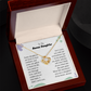 To My Bonus Daughter, You came to me through love Necklace.