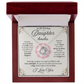 To My Precious Daughter Personalized Name Necklace Set.
