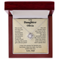 To My Daughter Personalized Name Necklace from Dad.