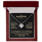 To My Daughter, I Love You For The Rest Of Mine Necklace from Dad.