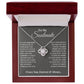 To My Soulmate, In Your Heart I Found My Love - Love Knot Necklace