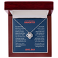 To My Daughter Necklace from Militarily Dad.