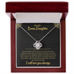 To My Bonus Daughter Necklace Set.