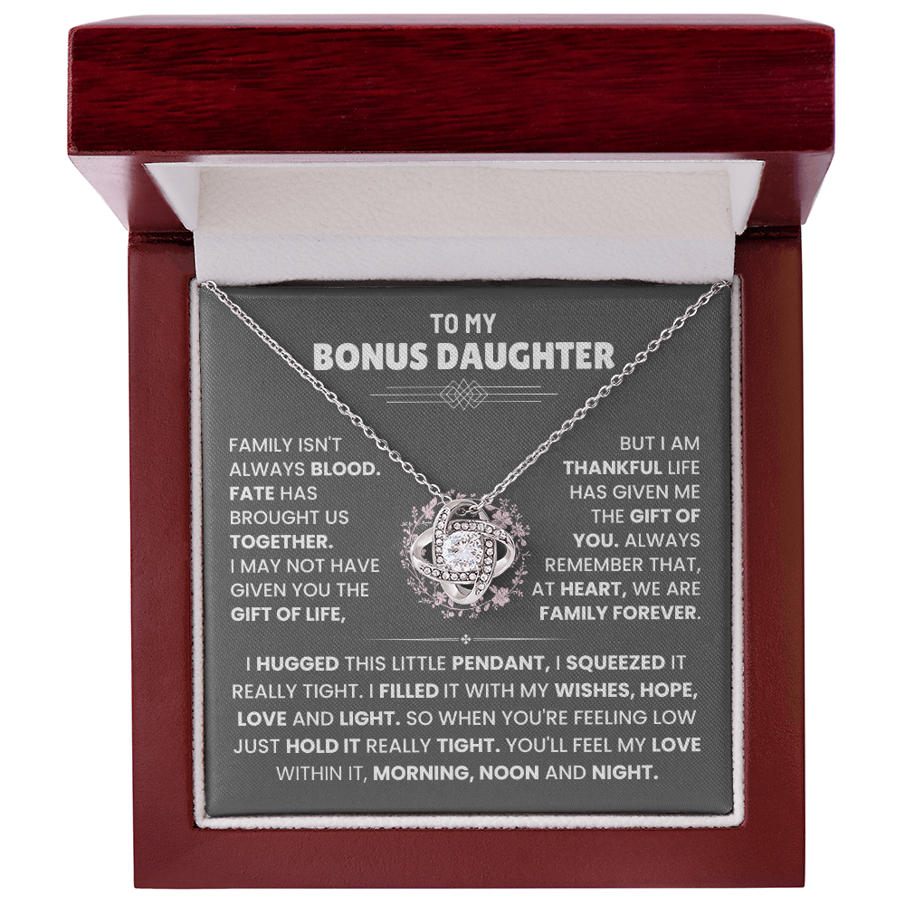 To My Bonus Daughter Necklace (Limited Edition )