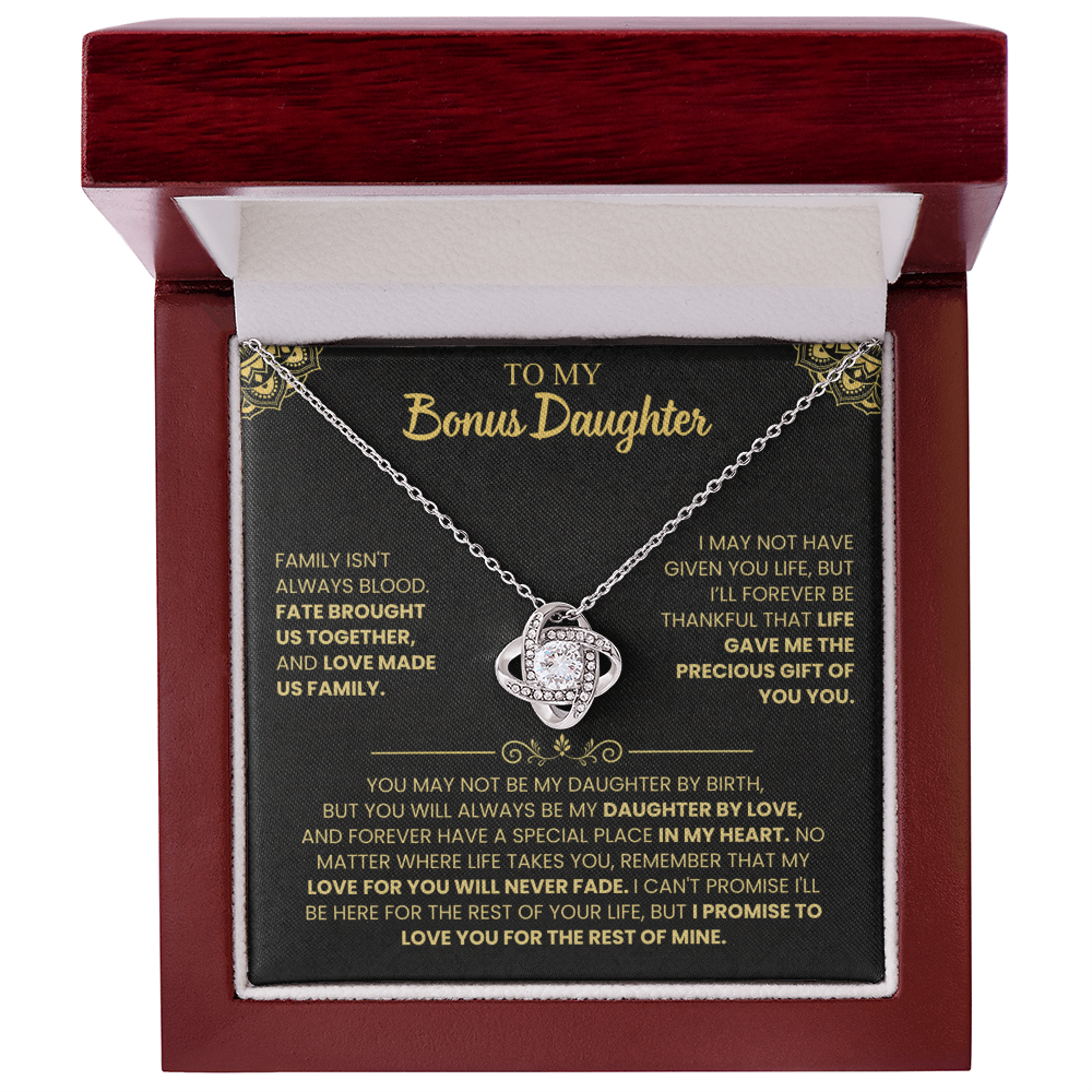 To My Bonus Daughter | I Promise To Love You For The Rest Of Mine.