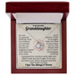 To My Granddaughter, I Love You Always & Forever Necklace.