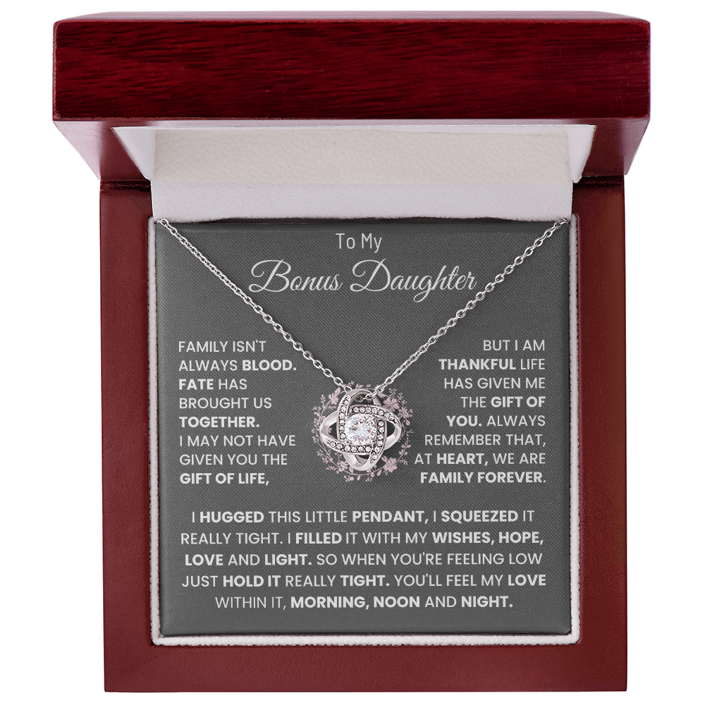 To My Bonus Daughter Necklace (Limited Edition )