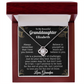 To My Beautiful Granddaughter Personalized Name Necklace.