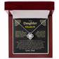 To My Daughter Personalized Necklace.