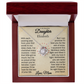 To My Beautiful Daughter Personalized Name Necklace from Mom.