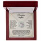 To My Beautiful Daughter Personalized Name Necklace Set.