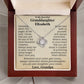 To My Beautiful Granddaughter Personalized Name Necklace.