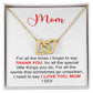 To My Mom Necklace (Almost sold out)