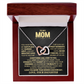To My Mom Necklace from Daughter.