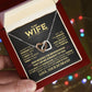 To My Wife God Blessed The Broken Road That Led Me Straight To You Necklace.