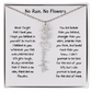 Personalized Name Birth Flower Necklace. (Limited Edition)