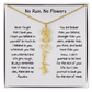 Personalized Name Birth Flower Necklace. (Limited Edition)