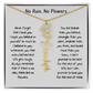 Personalized Name Birth Flower Necklace. (Limited Edition)