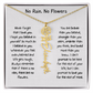 Personalized Name Birth Flower Necklace. (Limited Edition)