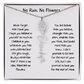 Personalized Name Birth Flower Necklace. (Limited Edition)