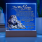 To My Son, Acrylic Plaque from Dad.