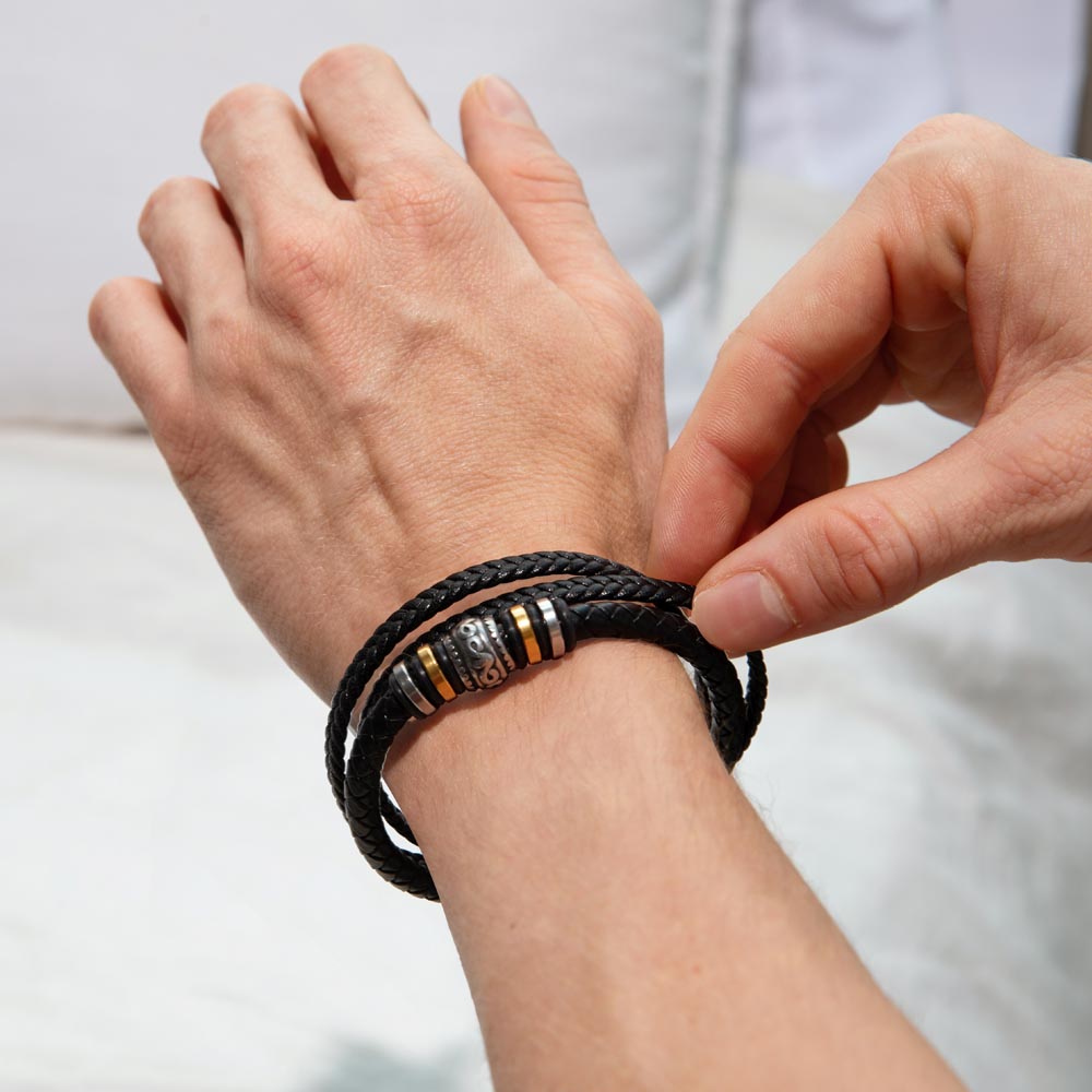 To My Bonus Son Bracelet.
