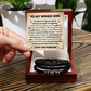 To My Bonus Son Bracelet.