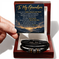 To My Grandson, Love You Forever Bracelet.