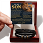 To My Son Bracelet from Dad.