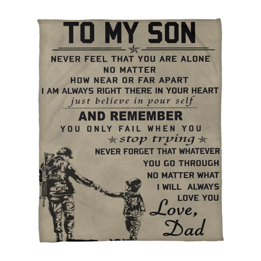 To My Son Blanket. (Almost Sold Out)