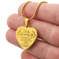 To The Love of My Life Personalized Necklace.