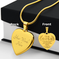 To The Love of My Life Personalized Necklace.