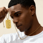 To My Son Engraved Dog Tag Necklace.