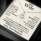 To My Wife You Are My Anchor In The Waves of Life Necklace.