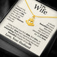 To My Wife You Are My Anchor In The Waves of Life Necklace.