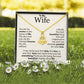 To My Wife You Are My Anchor In The Waves of Life Necklace.