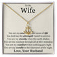 To My Wife You Are My Anchor Necklace.