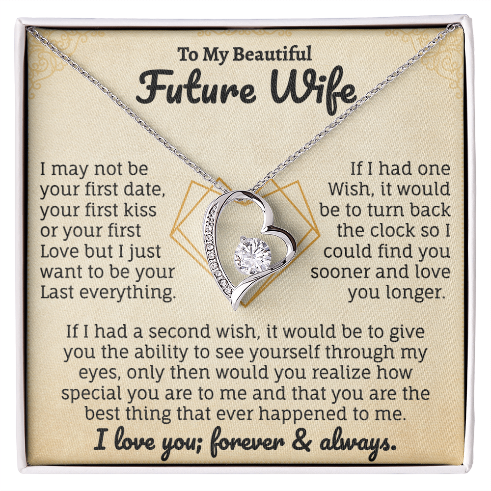 To My Beautiful Future Wife Necklace.