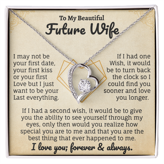 To My Beautiful Future Wife Necklace.