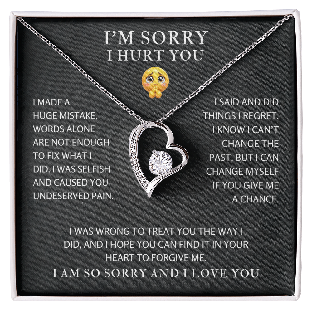 I'M SORRY FOREVER LOVE NECKLACE.