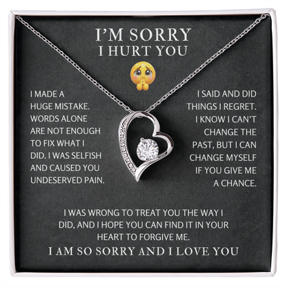 I'M SORRY FOREVER LOVE NECKLACE.