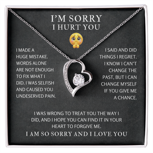 I'M SORRY FOREVER LOVE NECKLACE.