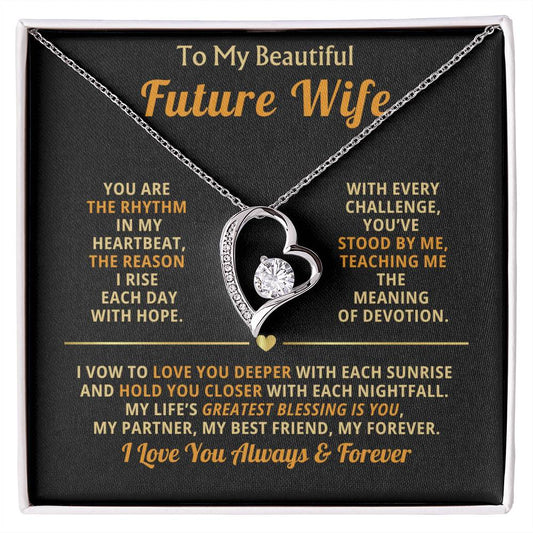 To My Beautiful Future Wife Necklace.