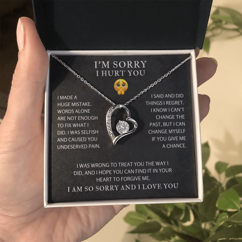 I'M SORRY FOREVER LOVE NECKLACE.