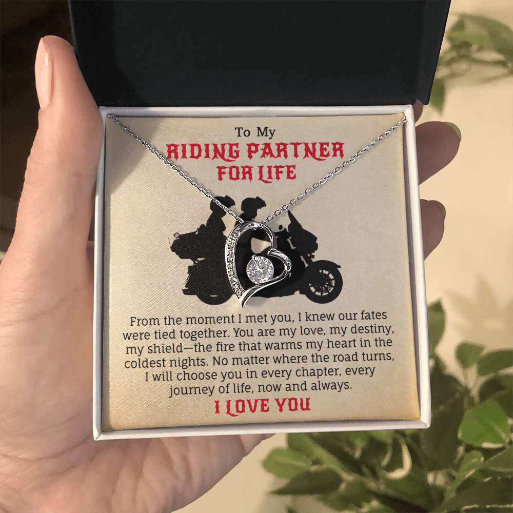 To My Riding Partner For Life Necklace