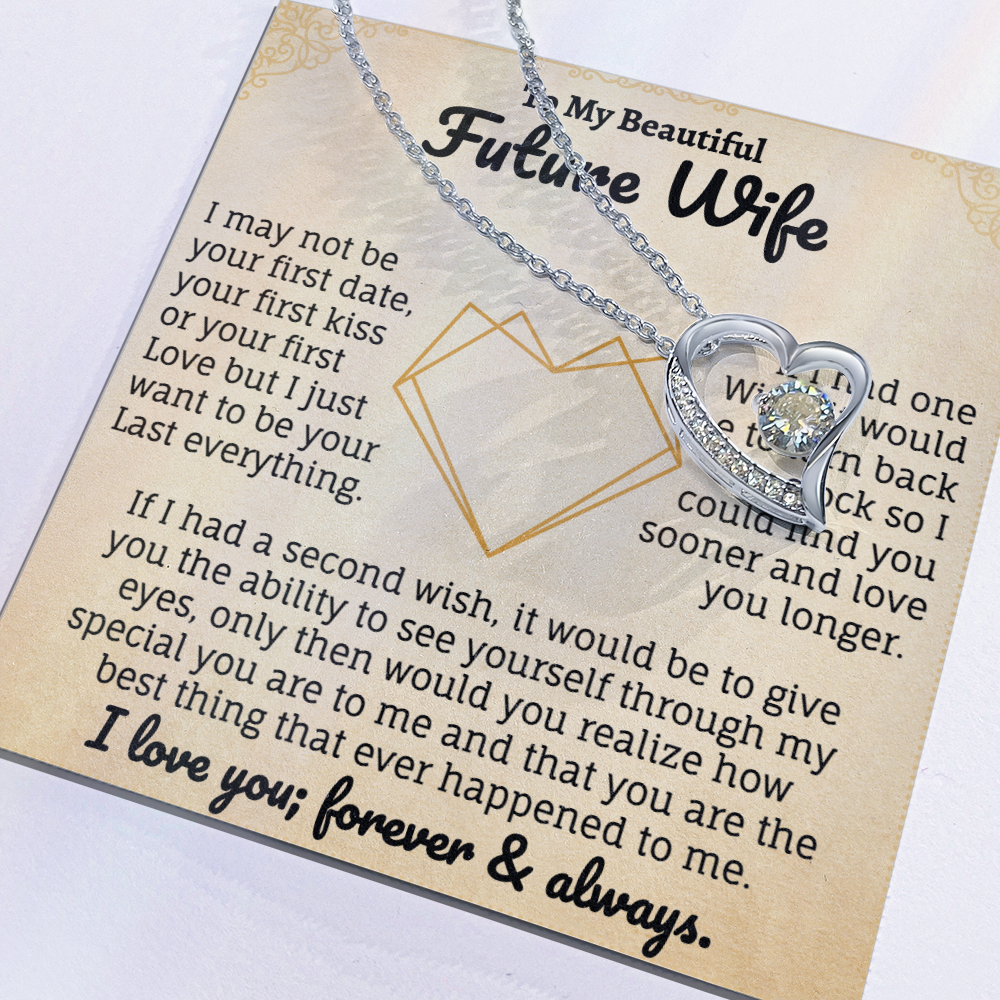 To My Beautiful Future Wife Necklace.