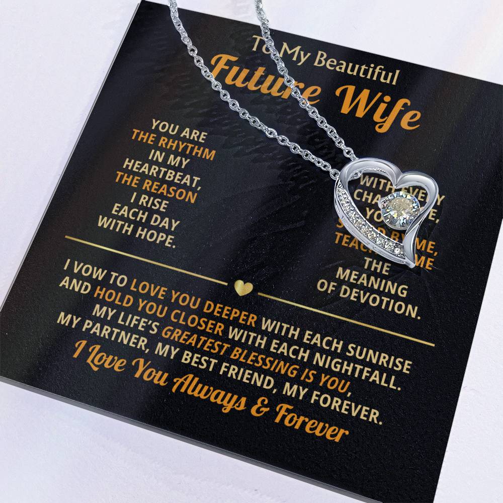 To My Beautiful Future Wife Necklace.